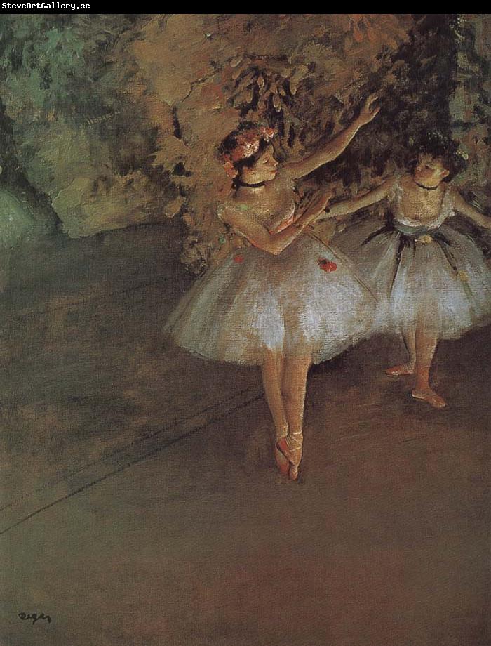 Edgar Degas Two dancer